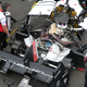 Preparing the car before the Nürburgring 24 Hours parade lap.